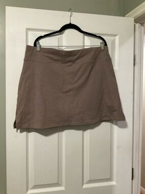 Classic Women's A-Line Skirt in Taupe
